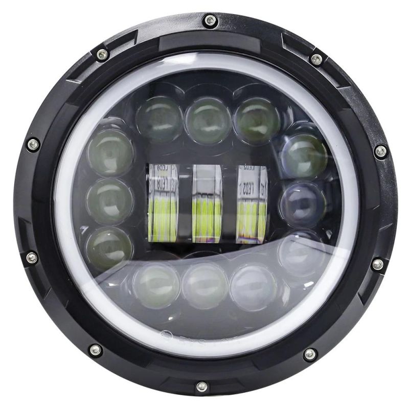 Dxz Waterproof Car Driving Front Light 60W Hi/Lo Offroad Auto Round LED Headlight for Jeep Wranlger