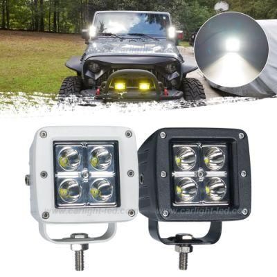 LED Pods Square Driving Light Spot Beam LED Light Pods LED Work Light Fog Lights for Trucks ATV UTV SUV Car Boat