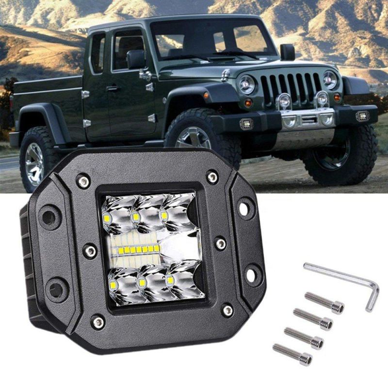 off Road Aluminum Housing 5 Inch LED Work Light 12 Pod Spotlight for Truck ATV UTV Vehicles