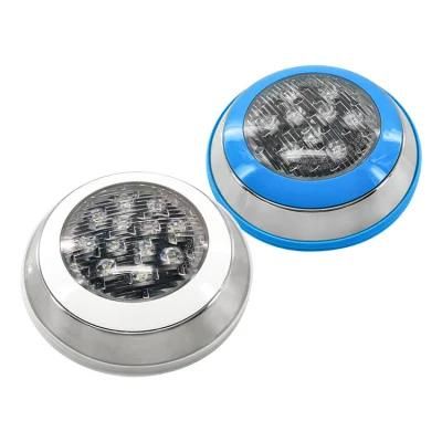 2021 Southeast Asia High Sale 12 Volt 18W LED Swimming Pool Light IP68 LED Surface Mounted Pool Light