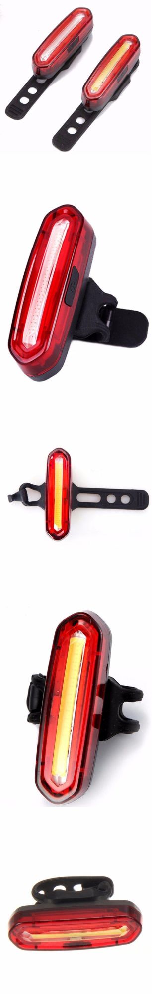 26 LED Strip Rechargeable Waterproof Bike Warning Tail Light Bicycle Rear Lamp