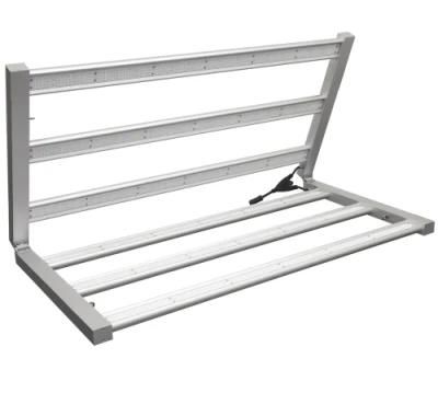 Dimmable Full Spectrum Foldable 640W 6 Bar Hydroponic Growing Systems Sunlight LED Grow Light
