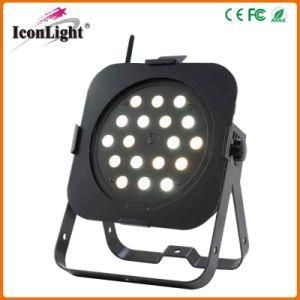 Battery Power 18*3W LED Slim Flat PAR Light (ICON-A034)