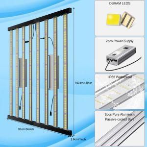 Factory Direct Sale Lm218b Indoor Plant Grow Light Full Spectrum WiFi Controllable 640W LED Grow Light Bar for Greenhouse