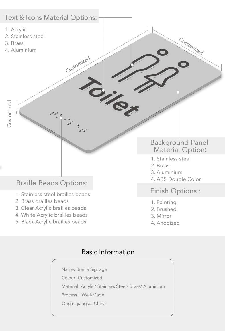 Customized Stainless Steel Suspend Cashier Signs Payment Signage for Shipping Mall