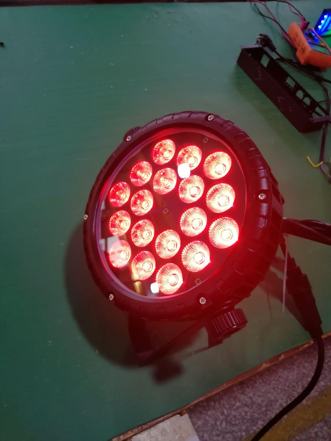 Waterproof 18PCS 10W 4in1 LED PAR Light Disco Light DJ Equipment