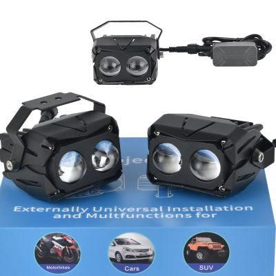 Yellow White Color U10 LED Fog Lights for Motorcycle
