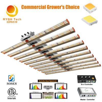 1000W Bar LED Growing Lights for Plants Indoor 3000K 5000K 660nm 740nm 395nm 2.75umol/J