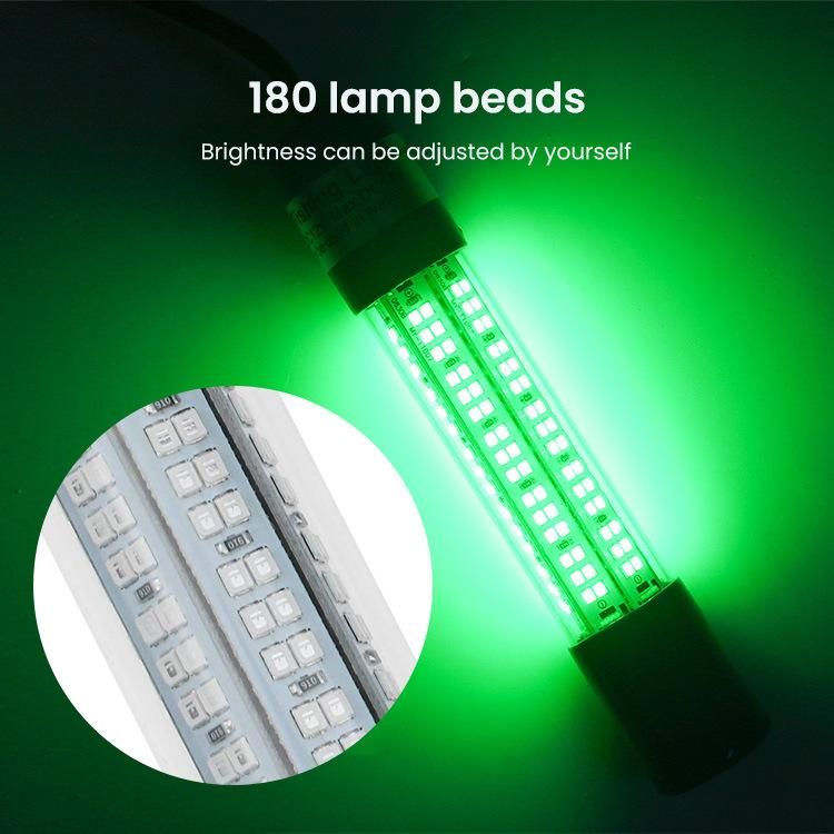 China DC 12V-24V 8W 800lm Wholesale Cheap Price Attractant Float Deep Drop Underwater LED Fishing Light Indonesia