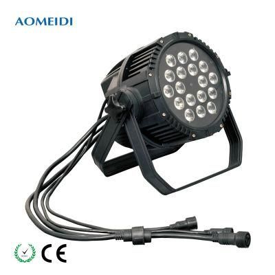18X3w RGB 3in1 DMX 512 outdoor Mini LED PAR Can Stage Lighting