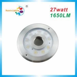 High Power Edison 9PCS 27W IP68 LED Pool Fountain Light