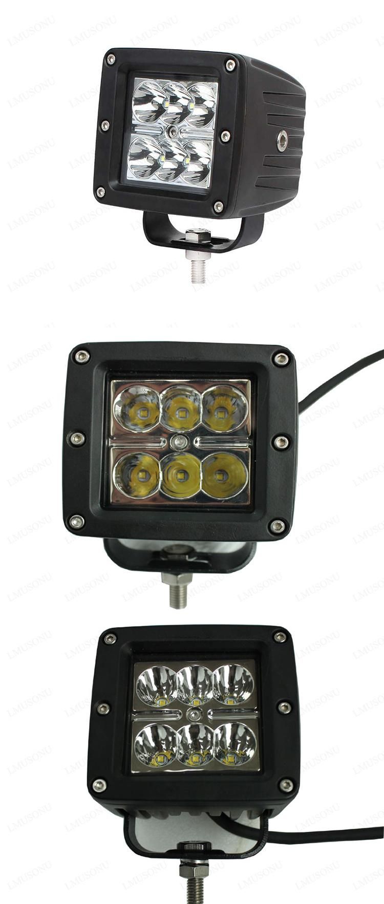 3 Inch 18W 6000K CREE Car LED Work Light Ce RoHS