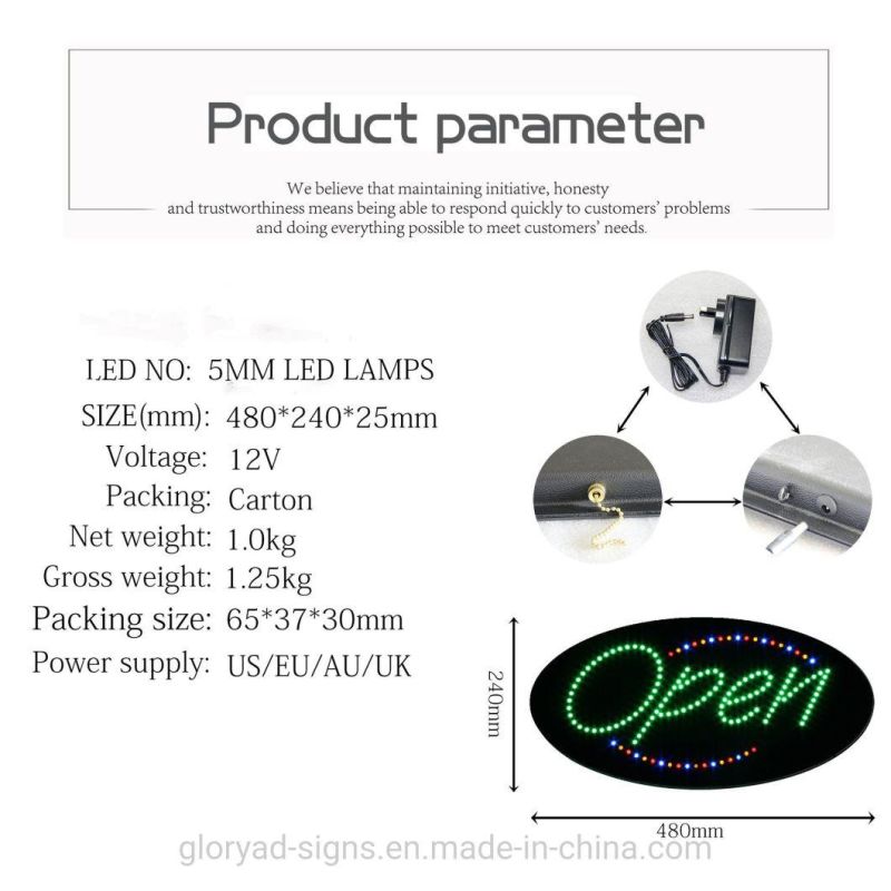 Hot Sale High Brightness LED Open Sign for LED Display