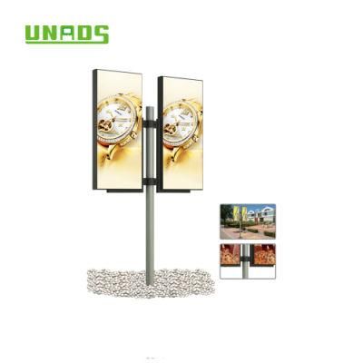 Banner Solar Outdoor Lamp Pole Ads Backlit Film Matte PP Paper LED Signage Image Light Box