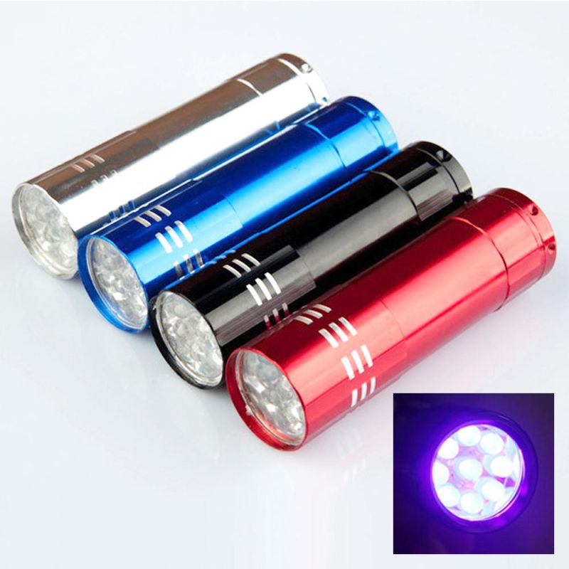 Pet Urine Blood Detector 365-395nm 9 LED UV Flashlight