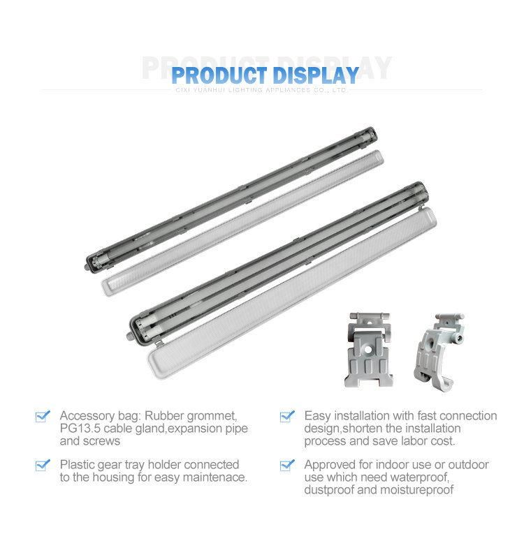 Tube LED IP65 Tri-Proof 1200mm LED Batten Linear Light