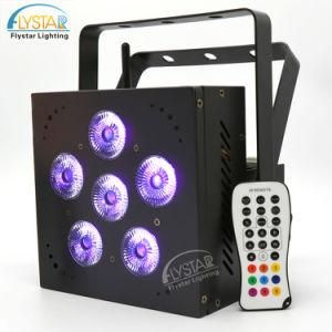 Best Selling 6PCS RGBWA+UV IR Remote Control LED PAR Light