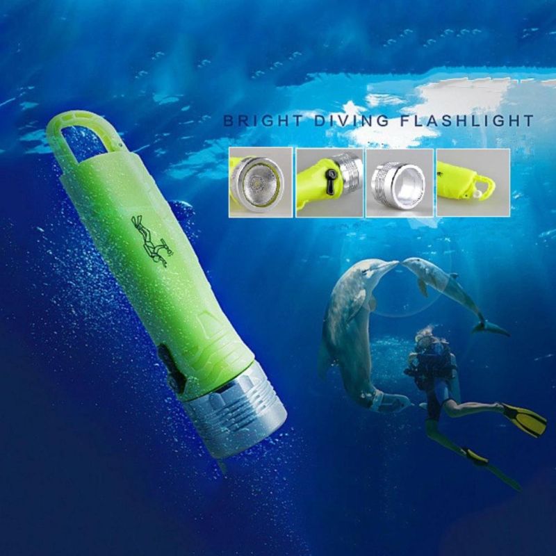 Yichen 1W LED Dive Flashlight LED Underwater Light Torch