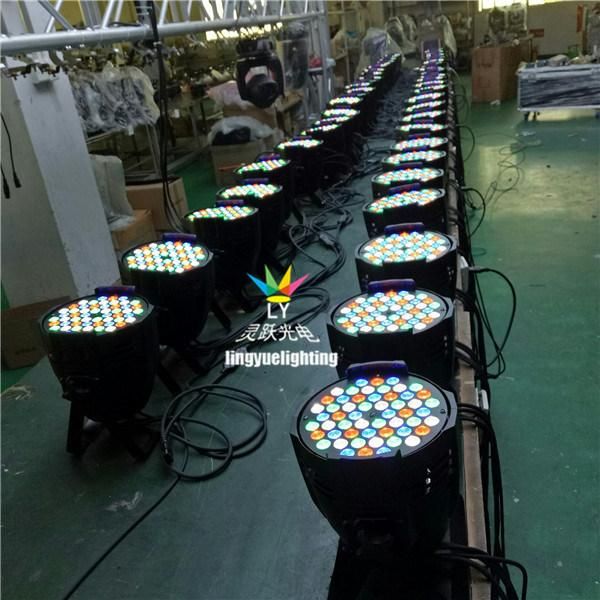 Stage Professional 54X3w RGBW DMX LED PAR Lamp