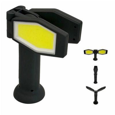 Wholesale 1000 Lumen Car Inspection Spotlight Portable Handheld Magnetic Working Lamp Foldable COB Rechargeable LED Work Light