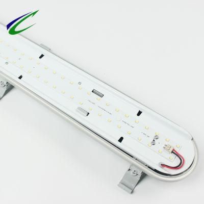 LED Water Proof Light Tri Proof Outdoor with Microwave Sensor and Emergency Function