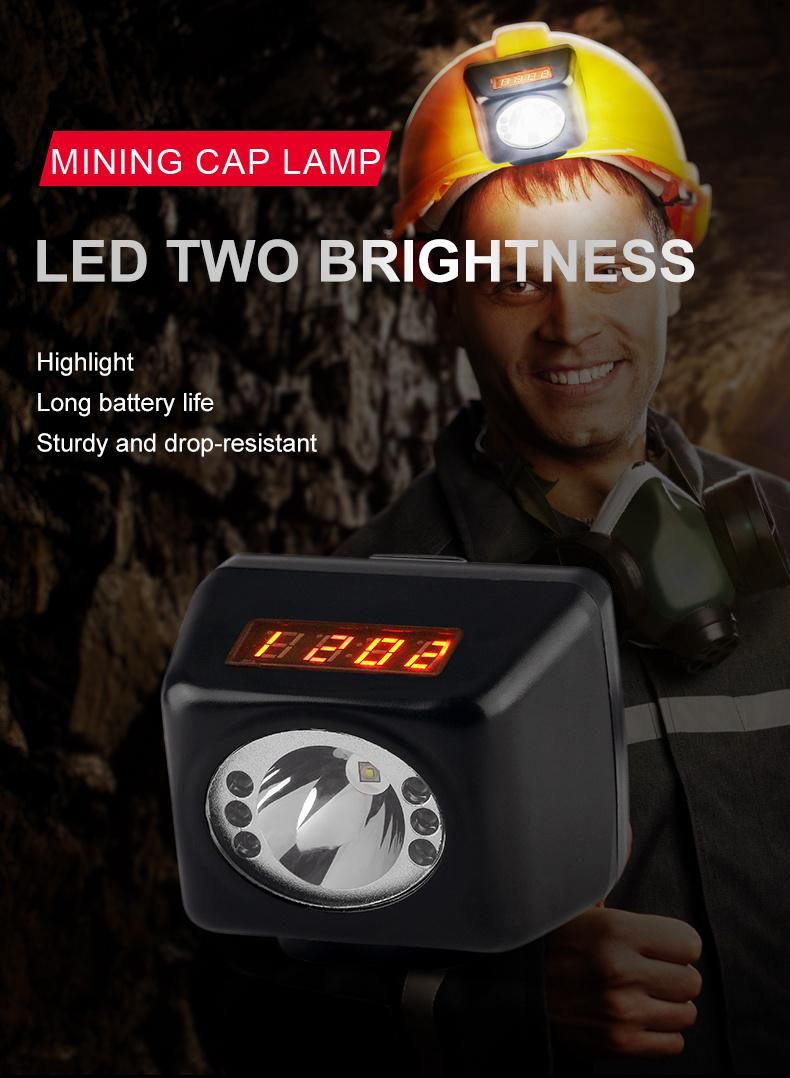 Kl4.5 3W 4500lux 4500mAh 1mA Miner Lamp Caplamp Headlamp Mining Lamp with Charger