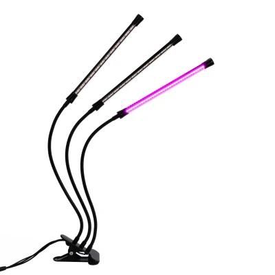 IP33 Waterproof 10 Level Brightness Full Spectrum Flexible Clip Lamp LED Grow Light LED Aquarium Light