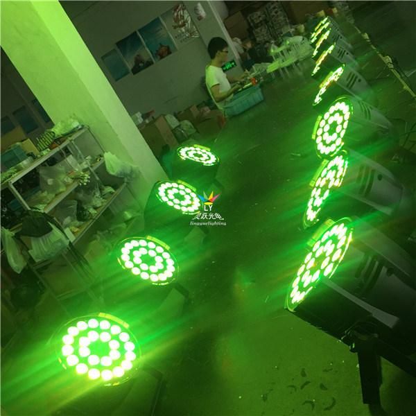 Factory Professional 24PCS Rgbwuv 6in1 LED PAR Can Stage Light