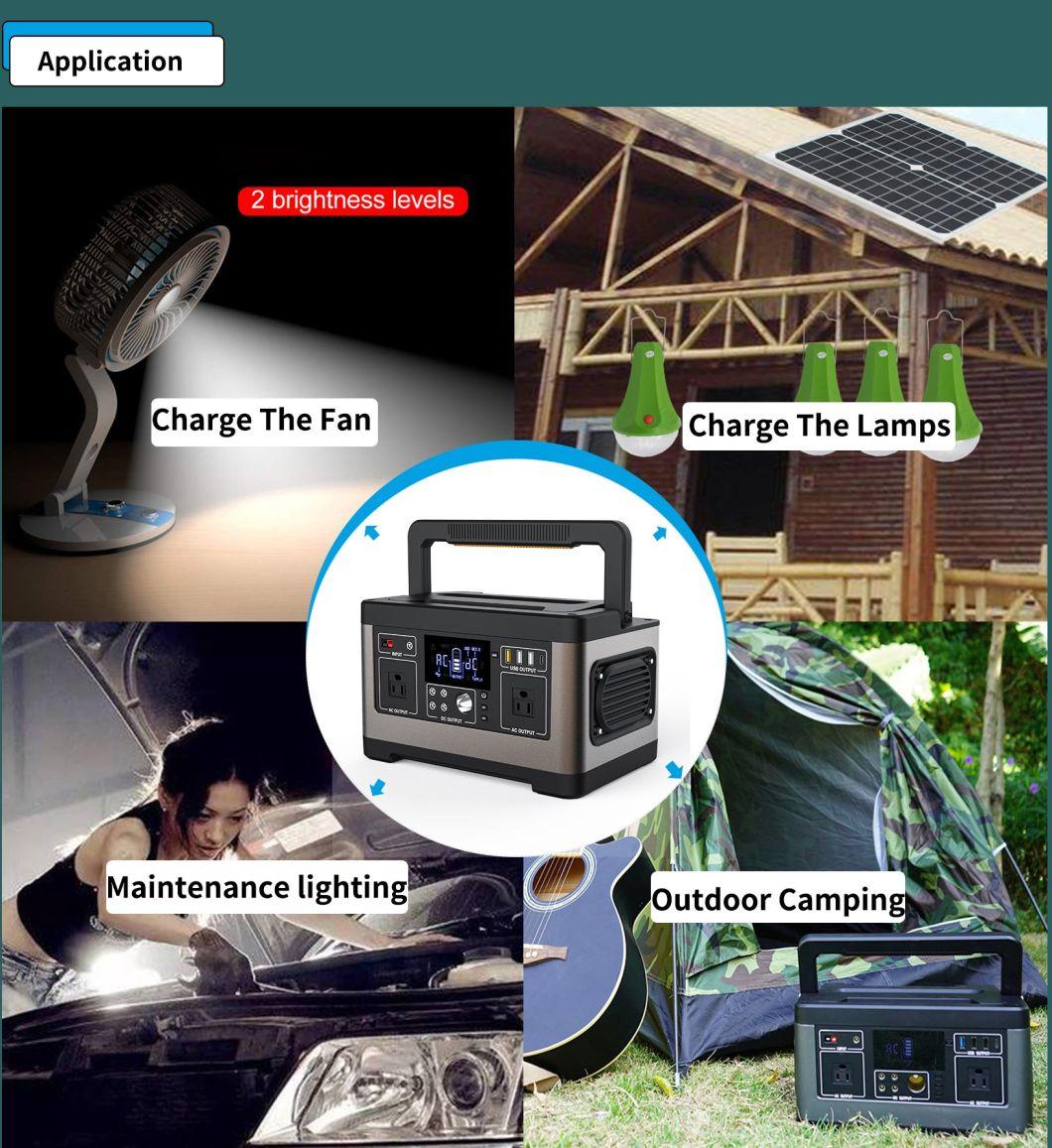 New Portable Solar System Outdoor Mobile Phone Notebook Camera Charging Station Solar Energy System