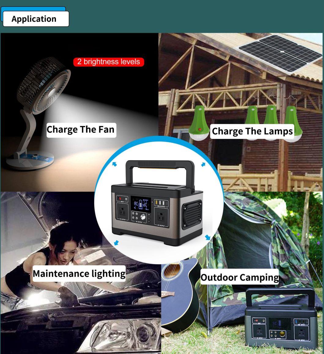 New Portable Solar System Outdoor Mobile Phone Notebook Camera Charging Station Solar Energy System