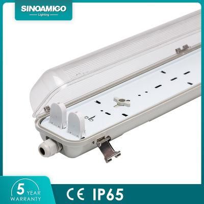 LED Vapor Tight Light, Linear Light, Waterproof IP65 LED Tri-Proof Light with CREE LED Chipa 125 Lm/W