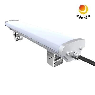 H100-1500 mm Garage Aluminum LED Triproof Batten Light 80W IP65 IP69K IP66