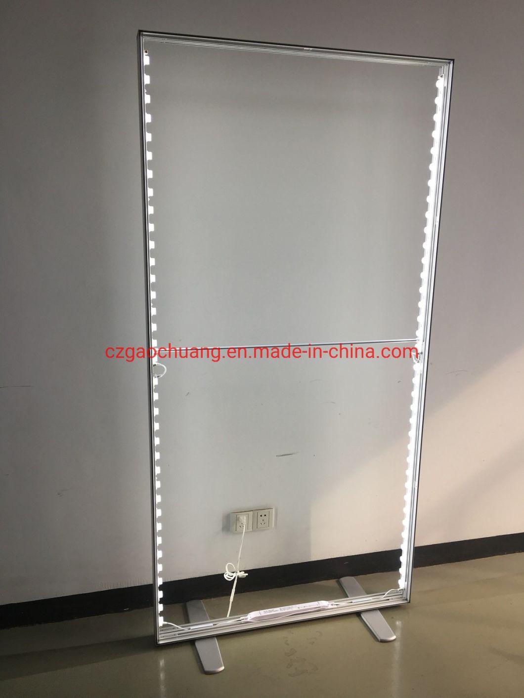 80mm Thick Tool Free Double Sided Fabric Sign LED Light Box