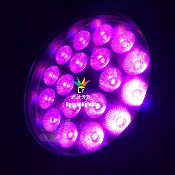 DMX 18X18W RGBWA UV Flat Outdoor LED PAR Stage Light