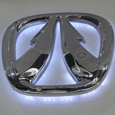 3D Acrylic Car Sign Emblem Electroplating Chrome ABS Car Logo