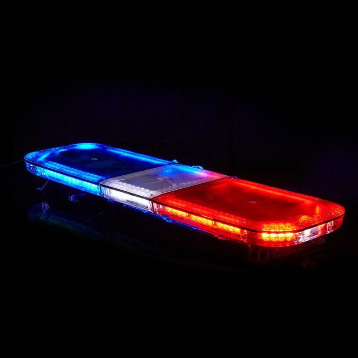 Super Slim Red Blue Police Warning Light Bar