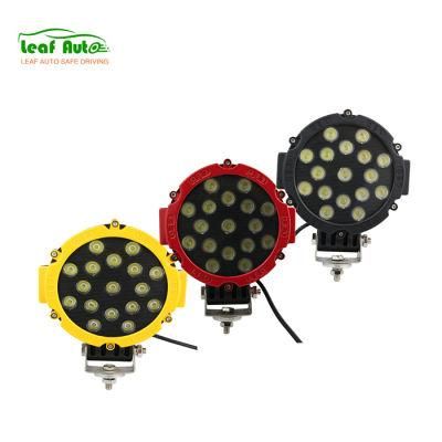 High Power 12V 24V Working Spot/Flood Driving Light for off Road ATV Truck Jeep 7&quot; 51W LED Work Light