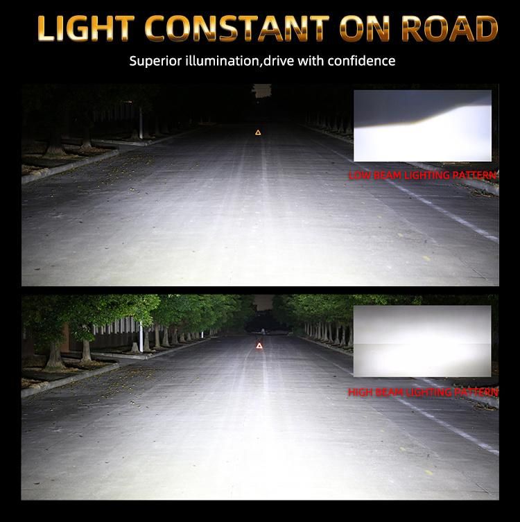 Auto LED Headlight Conversion Kits 8000lm 6500K 9005 9006 H11 H13 H4 Bright White H4 Car LED Headlight Bulbs