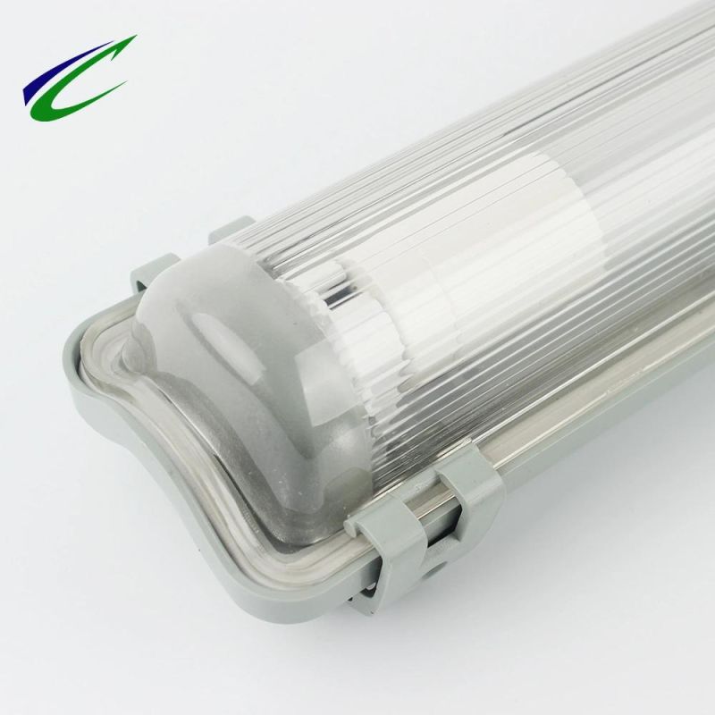 IP65 1.5m 5FT Tri Proof Fixtures with Single LED Tube T8/T5 Fluorescent Lamp Waterproof Outdoor Light Parking Port