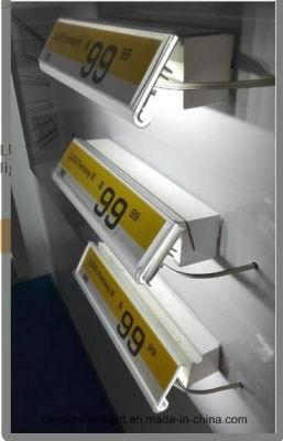 Ce&RoHS Certified LED Shelf Tag Light with 50000 Hours Service Life