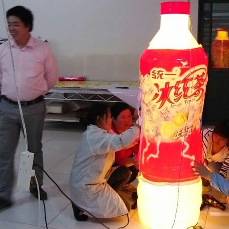 3D Fruit Juice Bottle Light Box Signboard Vacuum Blister LED Advertising Display Sign Board