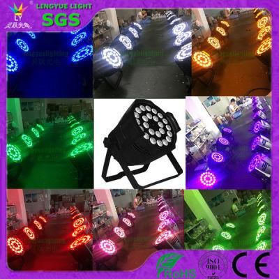 24X18W RGBWA UV 6in1 Indoor LED PAR PAR 64 DJ Disco Stage Light