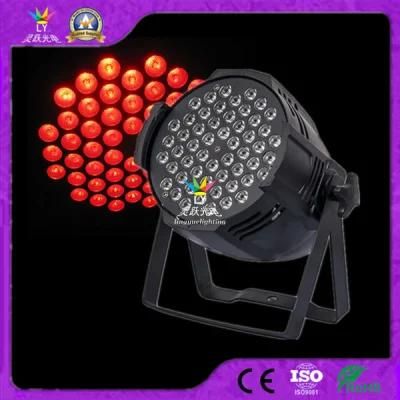 54PCS 3W RGB LED PAR 64 Stage Light for Wedding