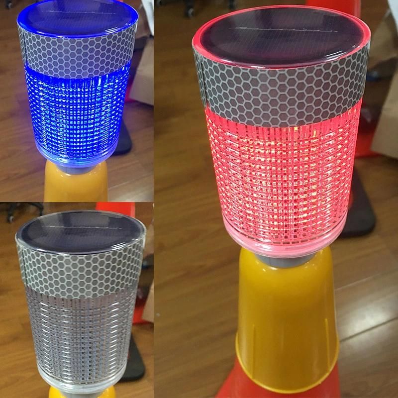 Solar Traffic Warning Blinker Cone Light