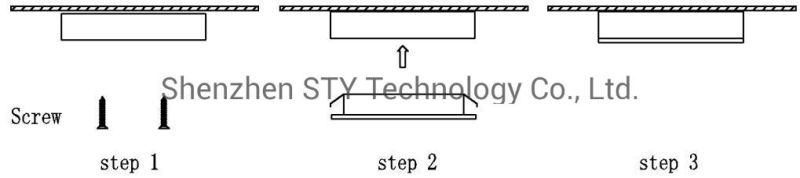 3W DC 12V/24V Surface Mounted Under LED Cabinet/Furniture/Wardrobe Lighting