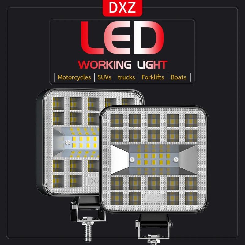 Dxz 29LED 3inch Mini Square 57W Floodlight 3030 Truck LED Work Light for SUV Vehicles