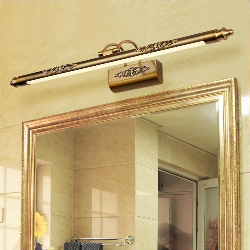 Bathroom Mirror Lamp Waterproof Retro Bronze/Nickel Cabinet Vanity Light (WH-MR-34)