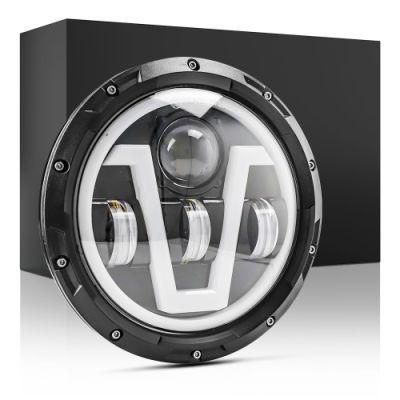 Dxz Headlight Accessories for Jeep Wrangler and Truck 5X7 75W High Low Beam Headlight Angle Eye Thick Lamp