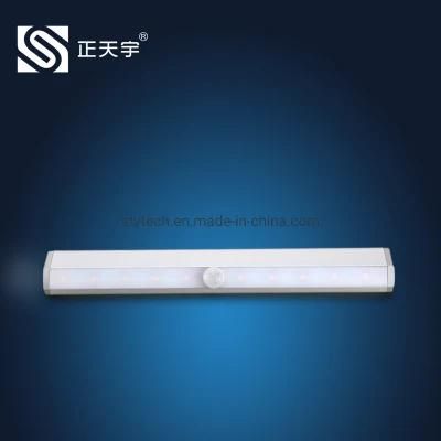 Moston USB Rechargeable Magnetic Motion Sensor Under Cabinet Light 12 LED Cordless Closet Lighting Auto/on/off Sensing Night Lights