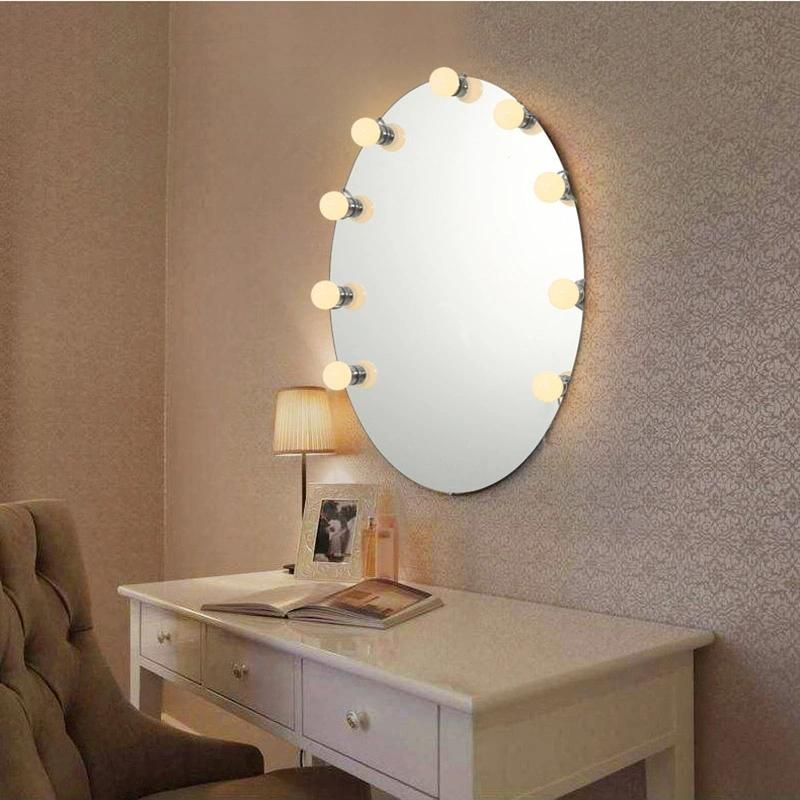 Vanity Backlit LED Mirror Light Lamp Bulbs Whit Make up for Hollywood USB LED Light (WH-MR-02)